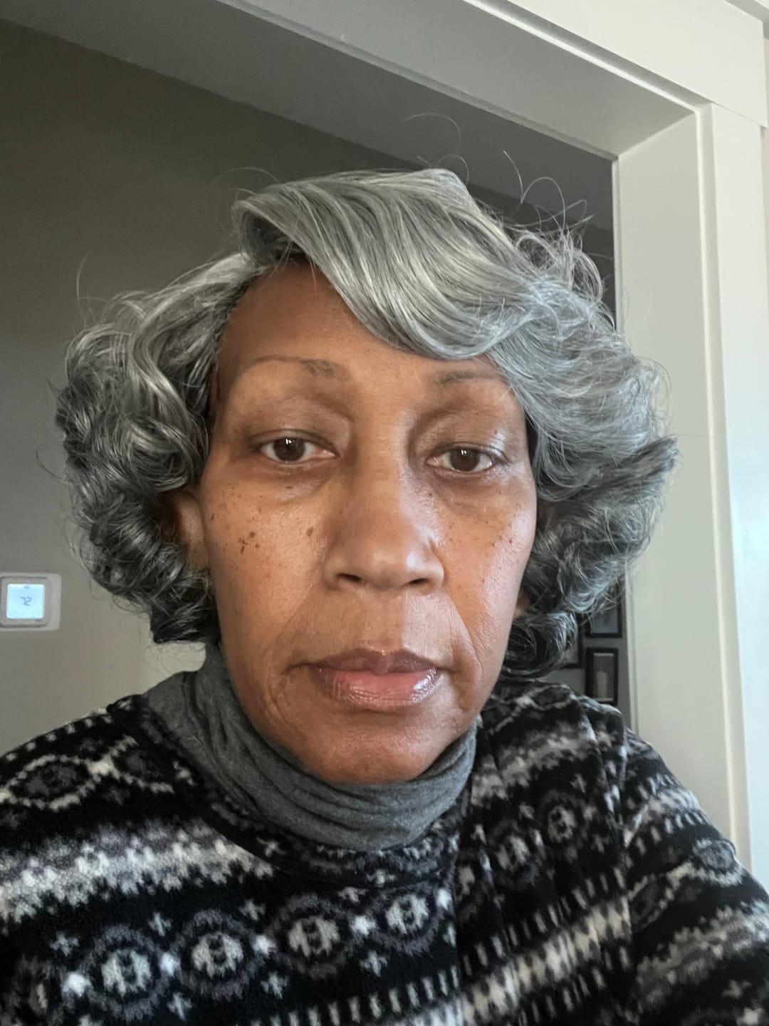 Customer photo review of Vanessa Synthetic Hand Tied Lace Part Wig DJ JENINE