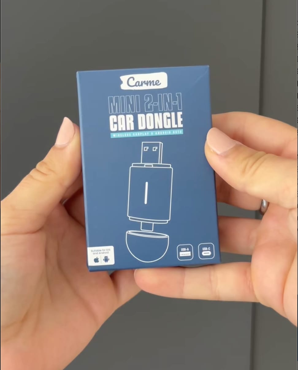 Customer photo review of Mini 2-in-1 Car Dongle