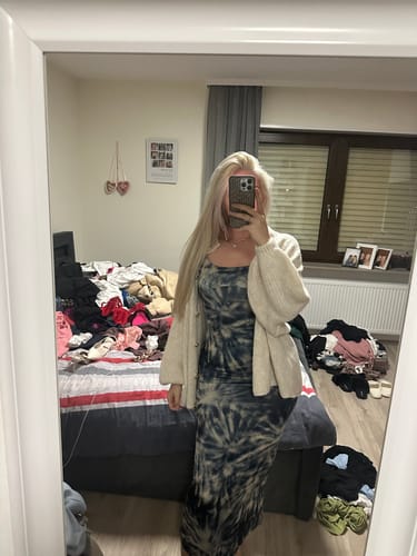 Customer photo review of Oversized Cardigan "CozyGlam"
