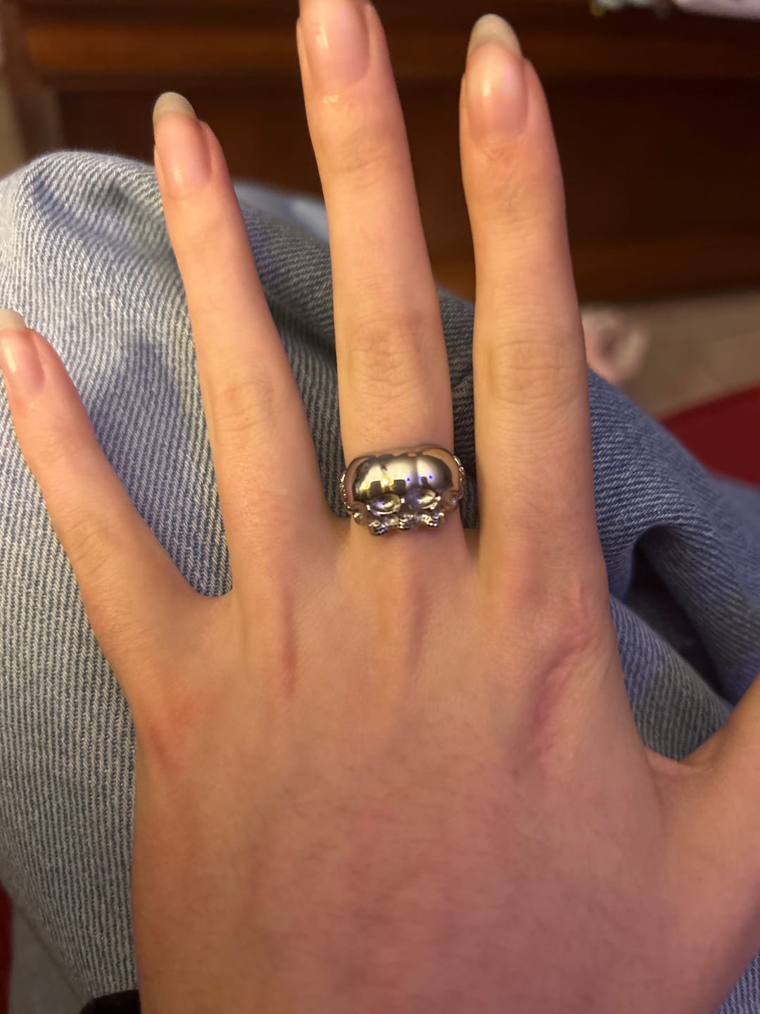 Customer photo review of TRIPLE THREAT RING