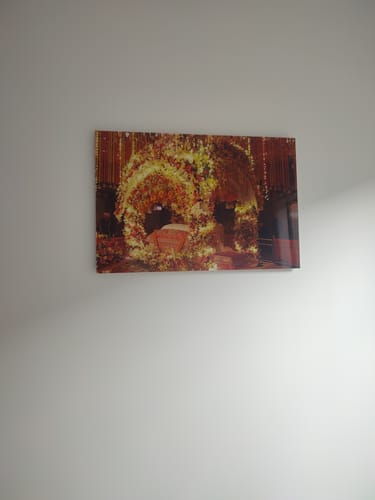 Customer photo review of Acrylic Mounting Panel - 50 x 75 cm