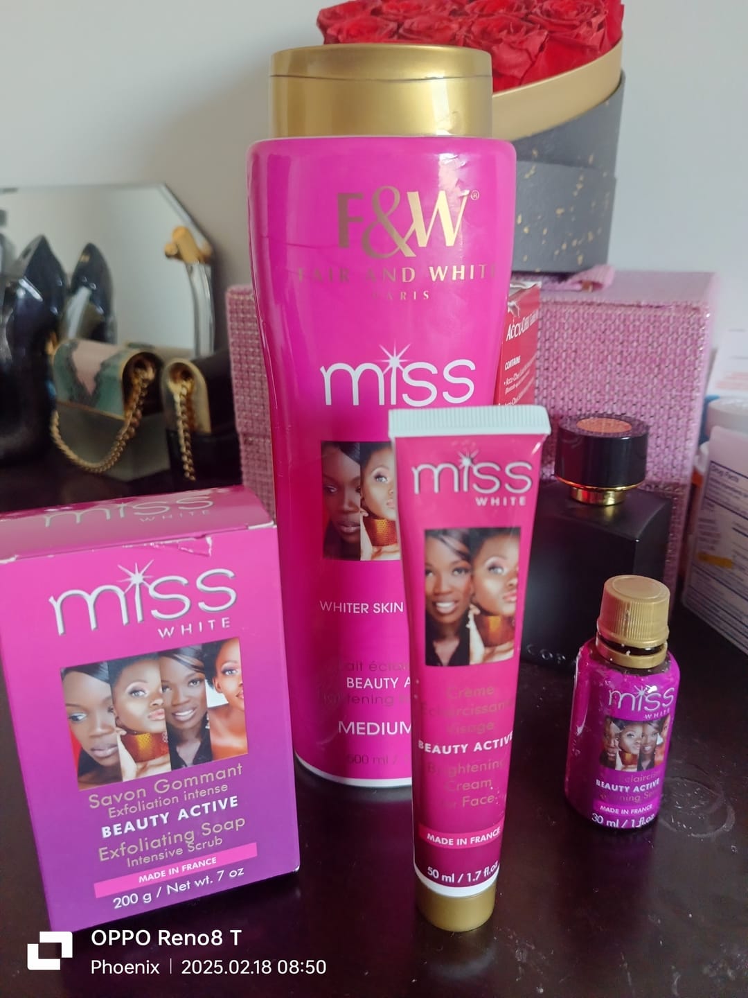 Customer photo review of Fair and White Miss White Body Lightening Lotion 7 days 500ml