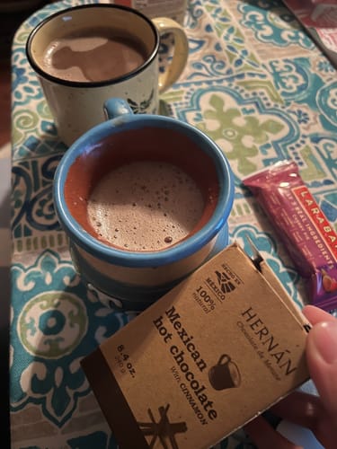 Customer photo review of 6 Pack - Mexican Hot Chocolate Tablillas