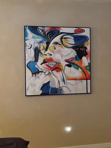 Customer review photo for Abstract Graffiti Art #GA022