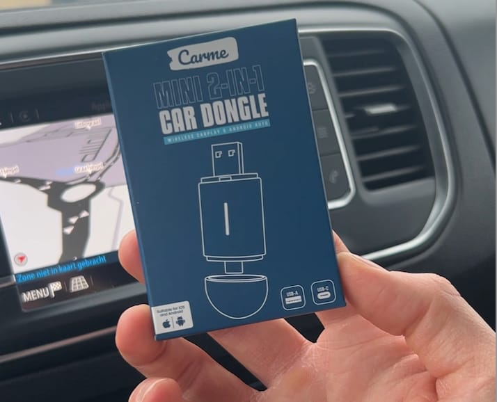Customer photo review of Mini 2-in-1 Car Dongle