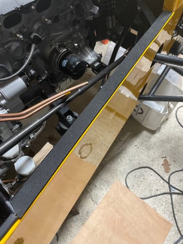 Customer photo review of 25 x 6mm Self Adhesive Foam Rubber Strip Per Metre