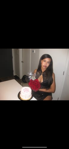 Customer photo review of Lace ruched see through hollow out high slit cut out maxi dress