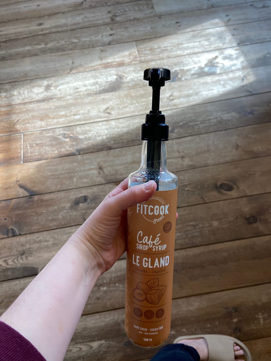 Customer photo review of Fitcook Foodz - Sirop pour Café 500ml