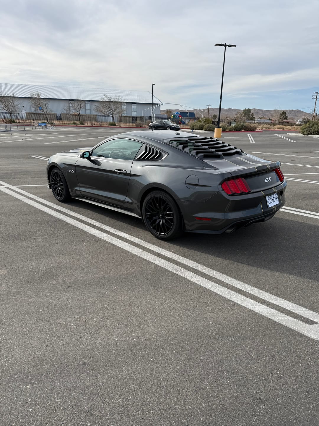 Customer photo review of Side & Rear Window Louvers Combo Lambo Style for 2015 - 2021 Ford Mustang
