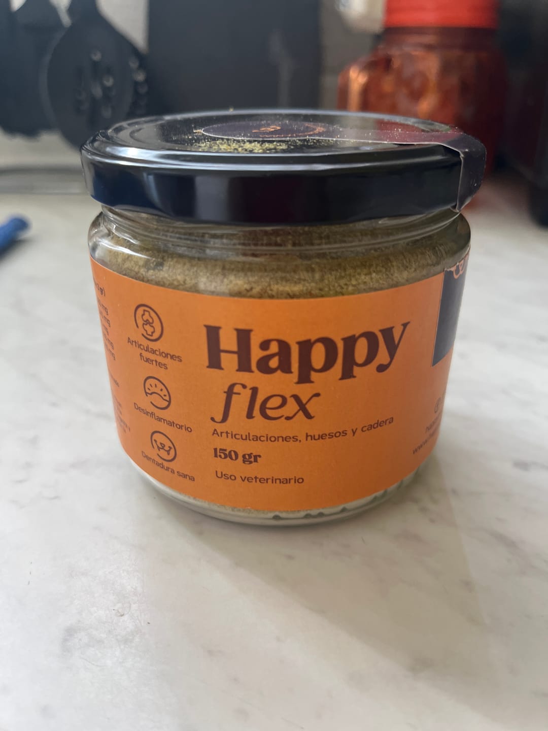 Customer photo review of Happy Flex I  Anti Inflamatorio Para Perros y Gatos. Articulaciones, huesos y cadera
