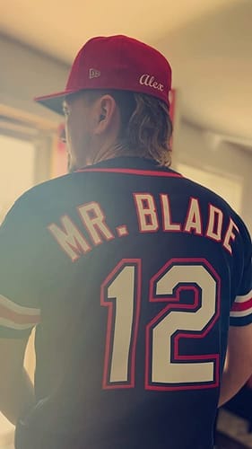 Customer photo review of Custom White Gray-Black Classic Style Authentic Baseball Jersey