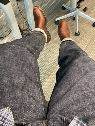 Customer photo review of 1966 Selvedge Denim Jeans