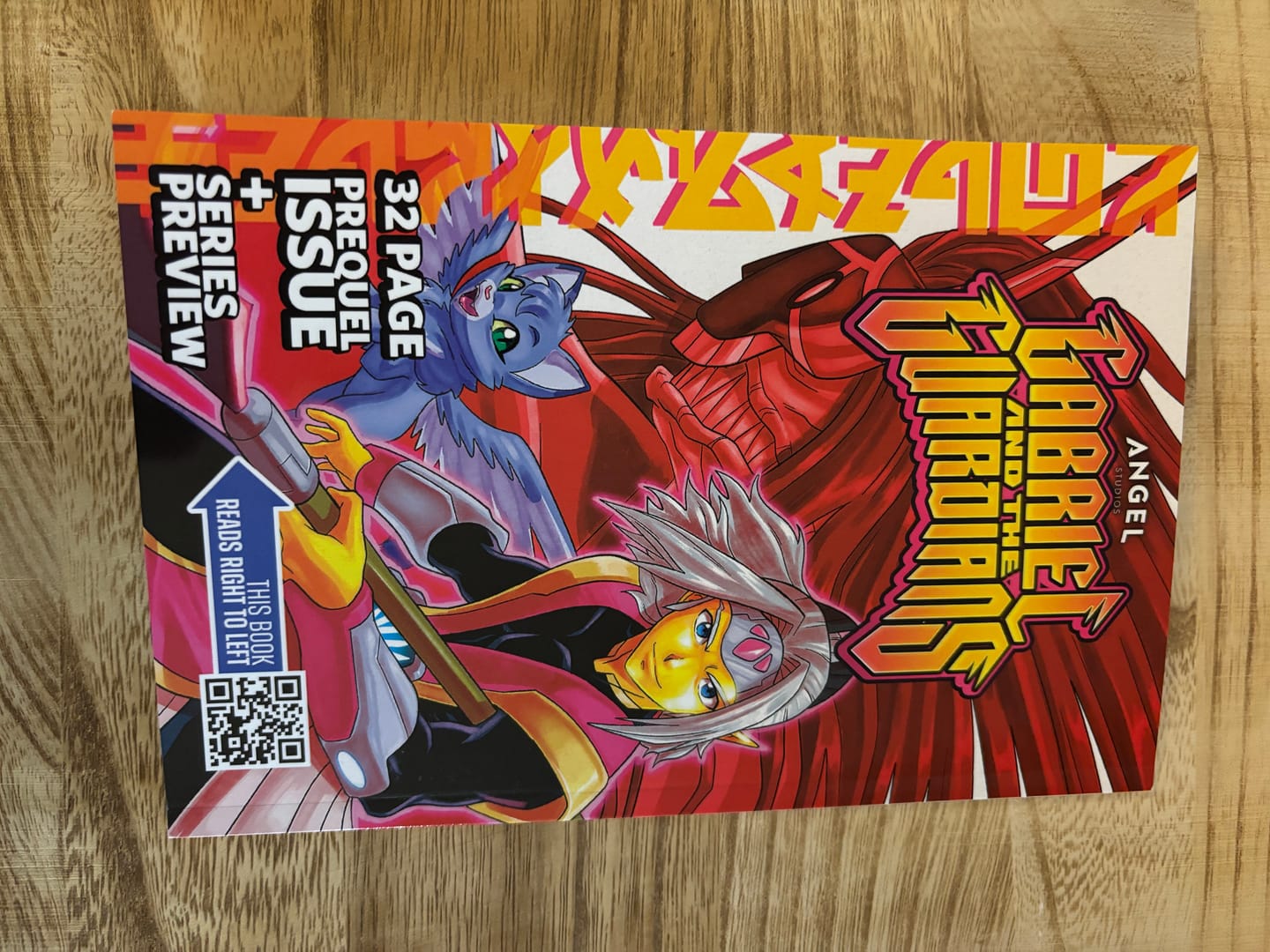 Customer photo review of Gabriel and the Guardians Series Preview Manga