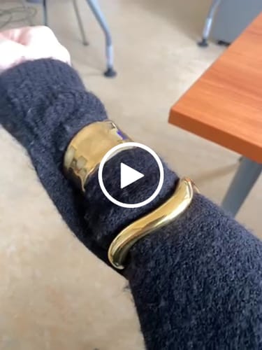 Customer video review of Bracciale "Eco Sfuggente"