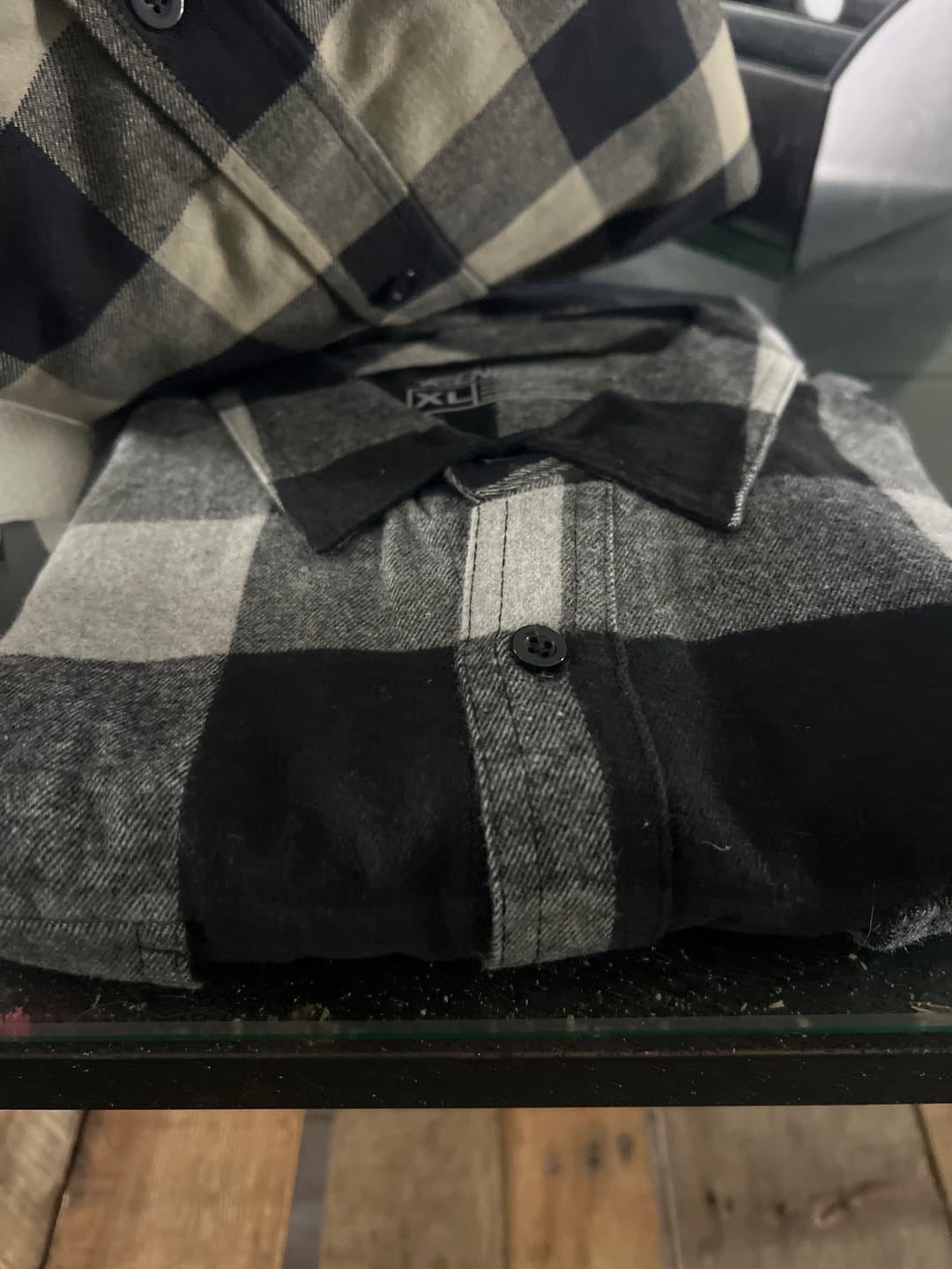 Customer photo review of Charcoal Flannel