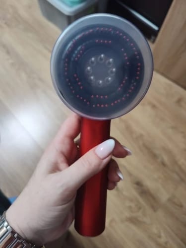 Customer photo review of Electric Massage Comb Red Light Vibration Head Massage Comb Oil Applicator Nourishing Scalp Brush Hair Growth Anti Loss Care