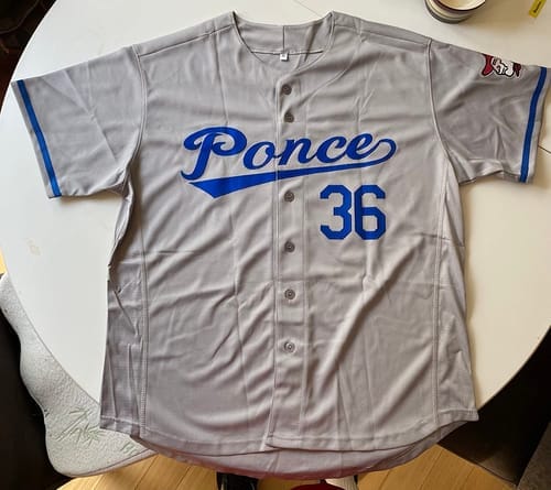 Customer photo review of Custom Royal Black Gradient Fashion Authentic Baseball Jersey