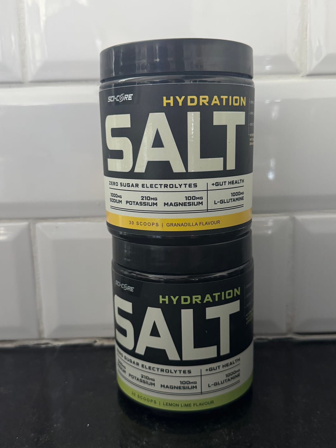 Customer photo review of HYDRATION SALT Granadilla Flavour