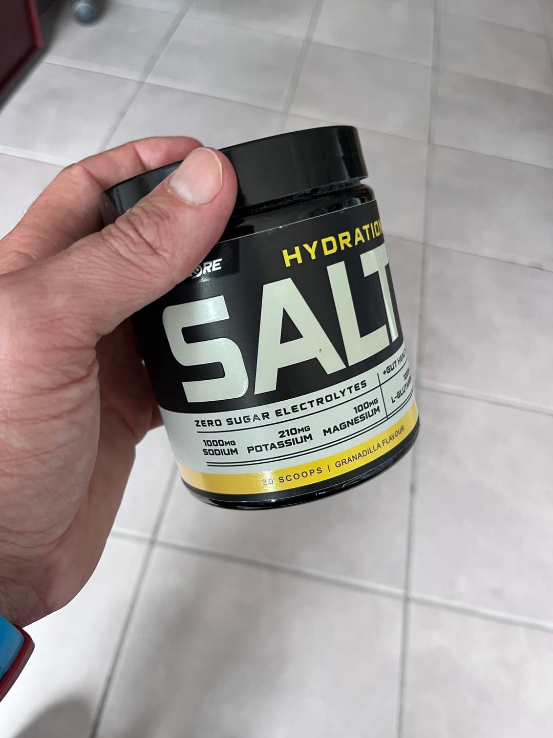 Customer photo review of HYDRATION SALT Granadilla Flavour