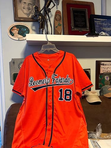 Customer photo review of Custom White Gray-Black Classic Style Authentic Baseball Jersey