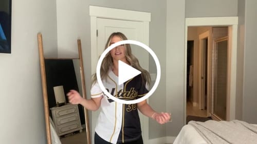 Customer photo review of Custom Aqua Pink-White Gradient Stripe Fashion Authentic Baseball Jersey