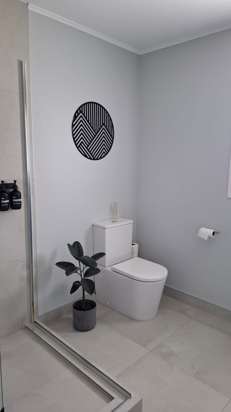 Customer photo review of Geometric Circle Mountain Wall Art