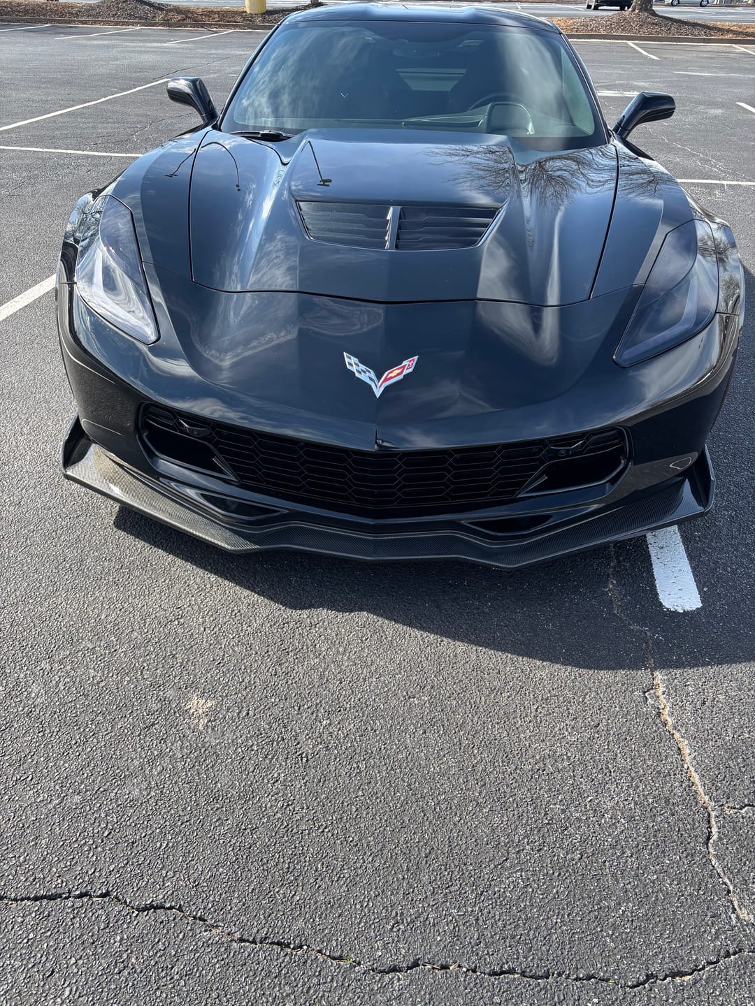Customer photo review of Corvette C7 Stage 2.5 ZR1 Conversion Extended Front Splitter