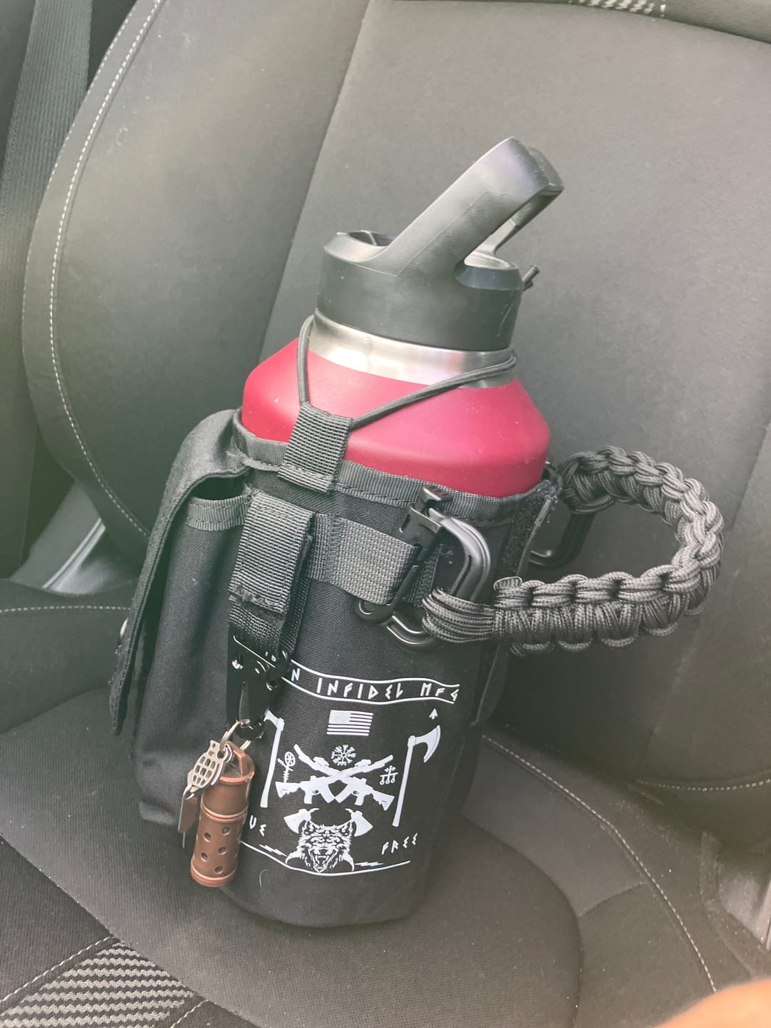 Customer photo review of Battle Bottle Sleeves - 64oz