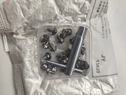 Customer photo review of Kylebooker Screw-in Studs for Wading Boots,26pcs Wading Boot Studs for Felt Or Rubber Sole