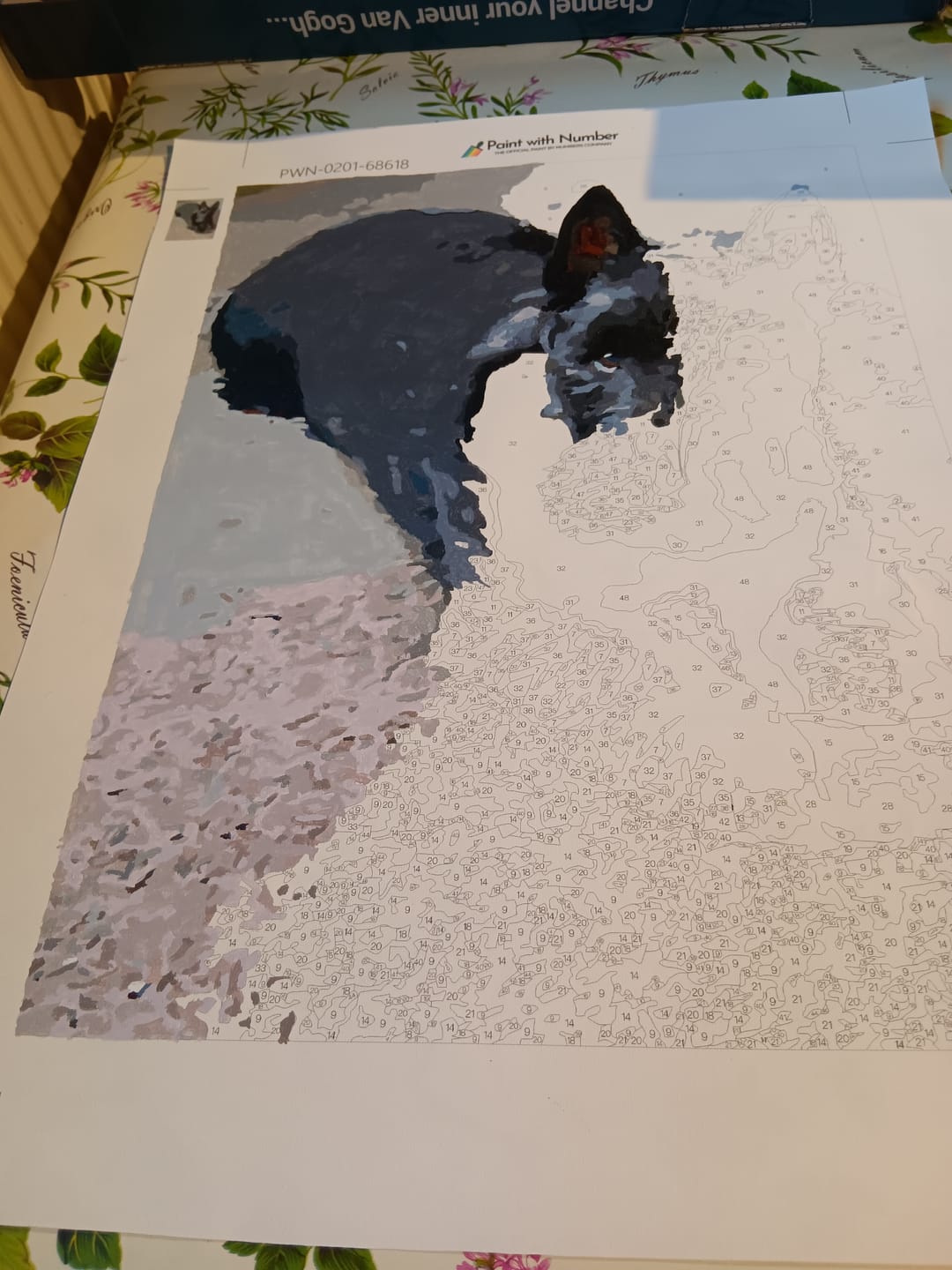 Customer photo review of Paint with Number® Custom Kit