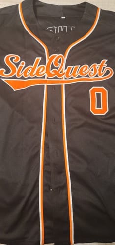 Customer photo review of Custom Royal Black Gradient Fashion Authentic Baseball Jersey