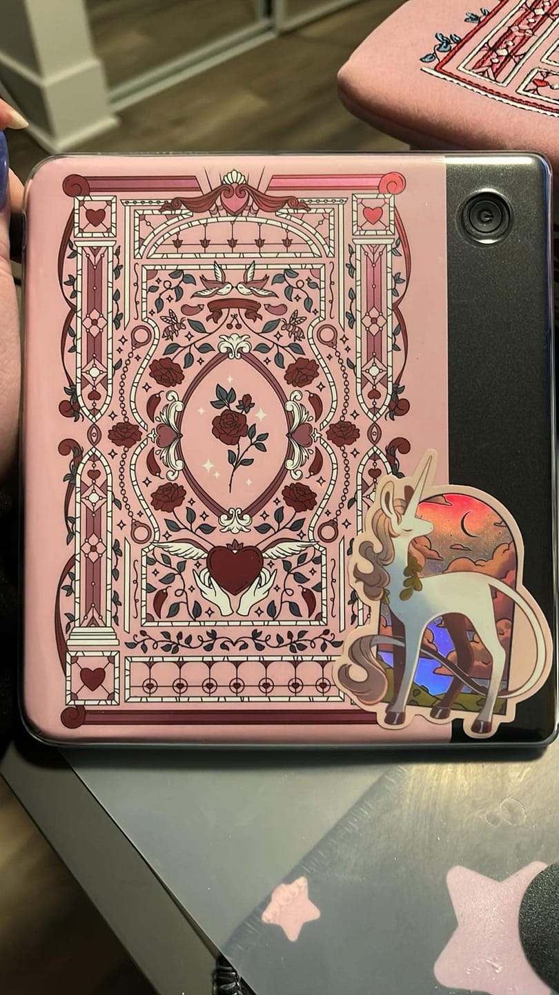 Customer photo review of Sugar & Spice - Kindle Sticker Insert