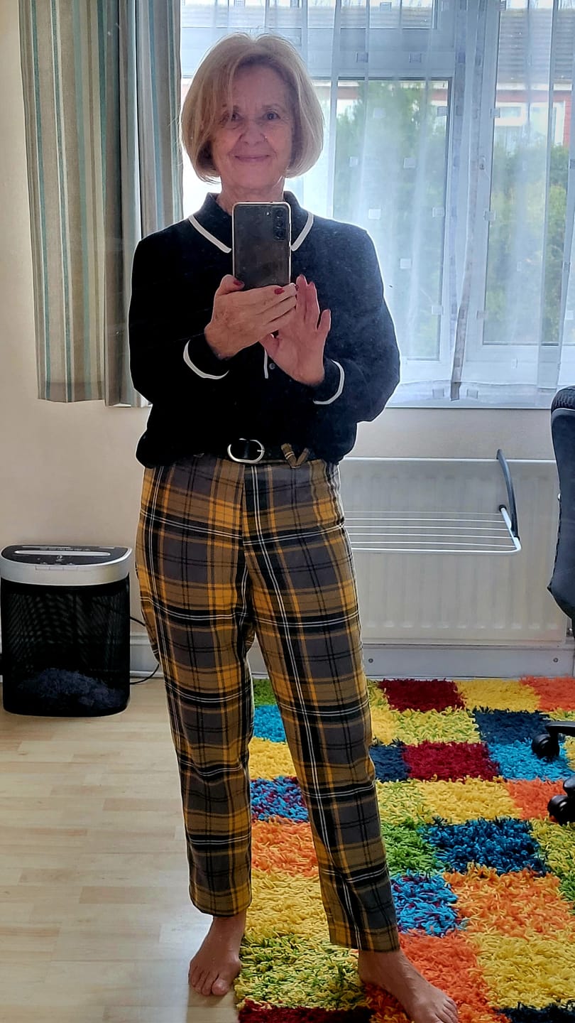 Customer photo review of PolyViscose Tartan Fabric