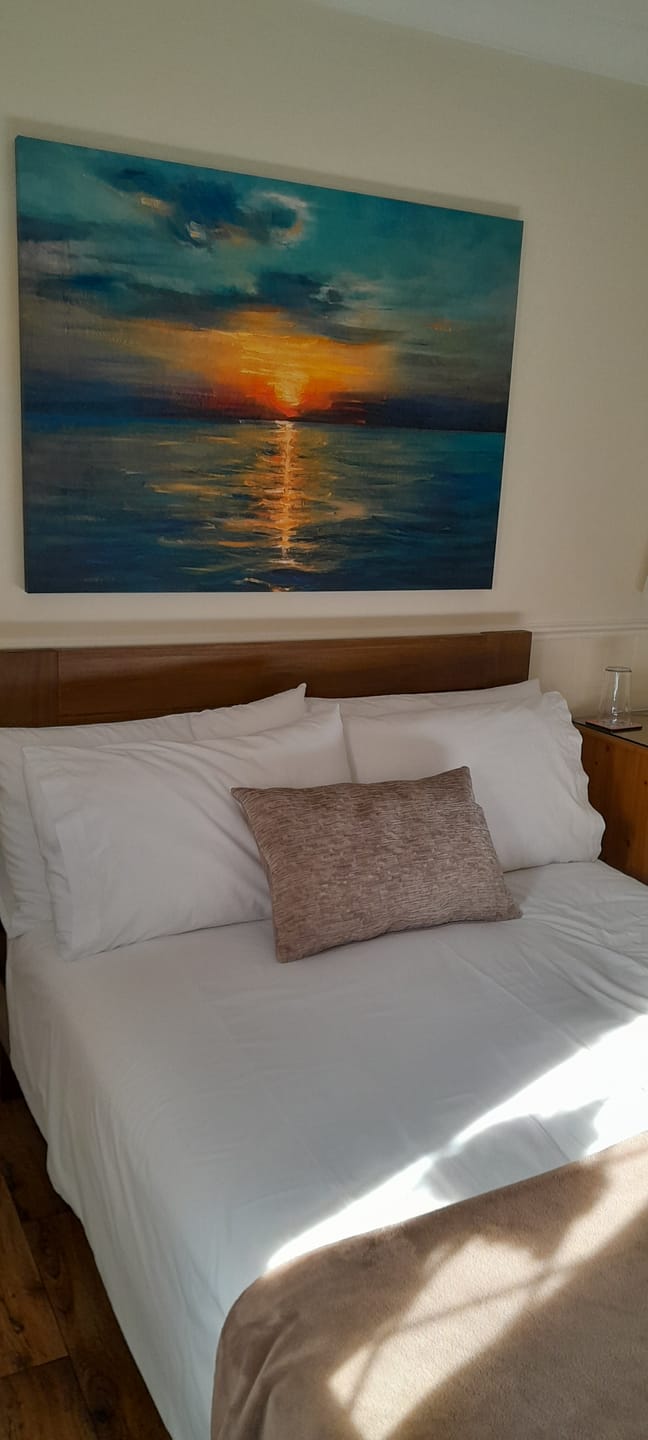 Customer photo review of Sunrise Over The Sea Canvas Print