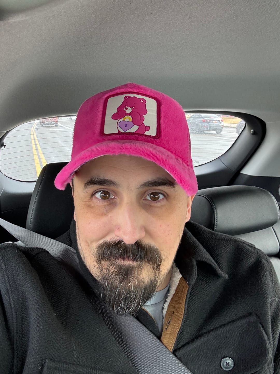 Customer photo review of OVERLORD X Care Bears: Secret Bear Trucker Cap