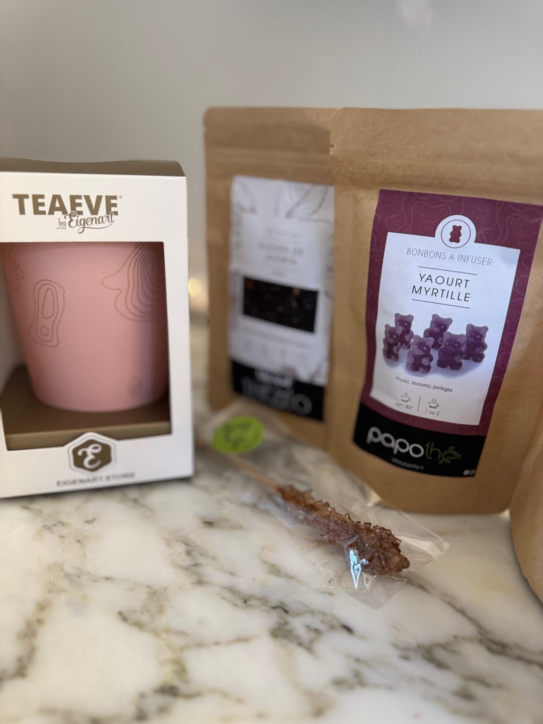 Customer photo review of Thé Vert Jasmin Bio (Fleurs de Jasmin)