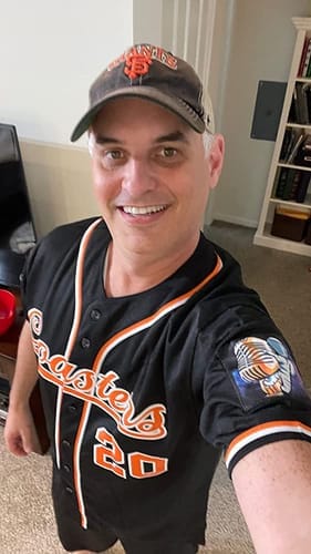 Customer photo review of Custom White Black Stripe Fashion Design Full Button Authentic Baseball Jersey