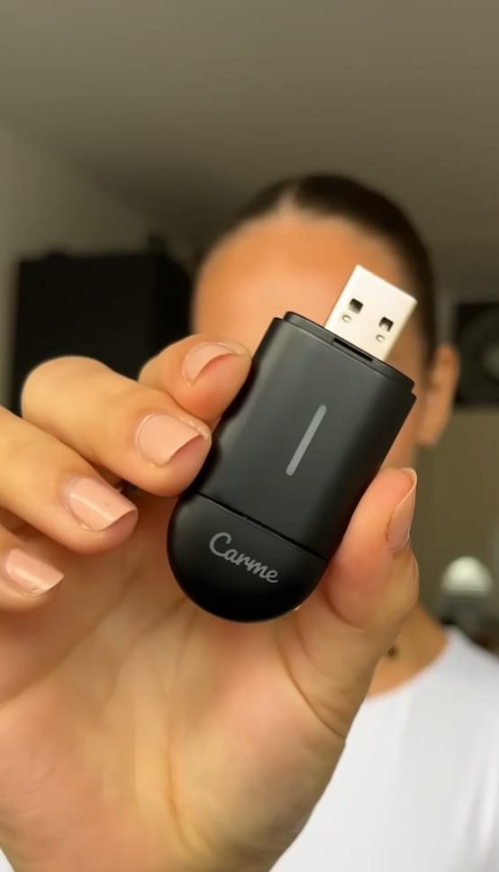 Customer photo review of Mini 2-in-1 Car Dongle