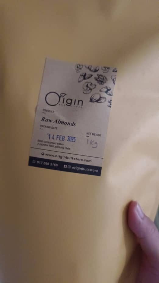 Customer photo review of Raw Almonds (USA) Nuts
