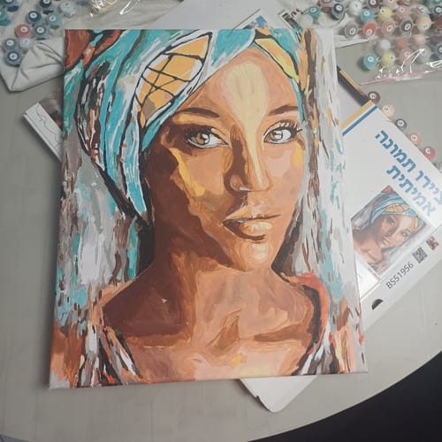 Customer photo review of צביעה לפי מספרים - BS51956