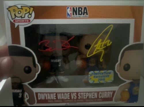 Customer photo review of Dwyane Wade Autograph Signing