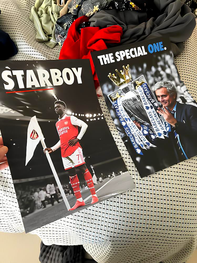 Customer photo review of Jose Mourinho 'The Special One' Poster