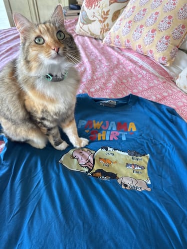 Customer photo review of PAWJAMA SHIRT (Unisex)