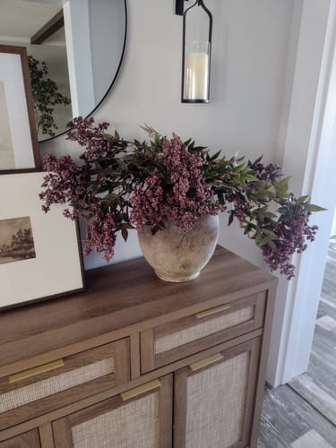 Customer photo review of Faux Dusty Plum Stem