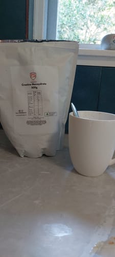 Customer photo review of Micronised Creatine Monohydrate