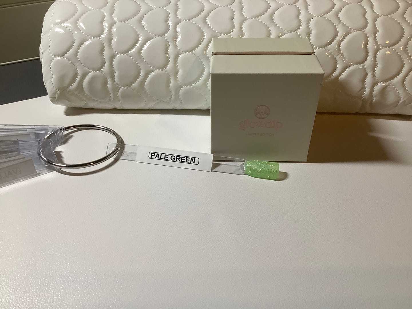 Customer photo review of Pale Green Dipping Powder