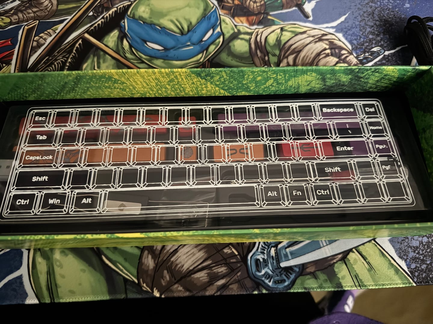 Customer photo review of Oni Deskpad - Teenage Mutant Ninja Turtles