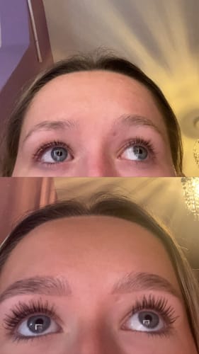 Customer photo review of Lash Growth Serum