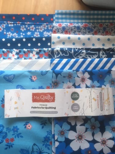 Customer photo review of Mrs Quilty Subscription Box