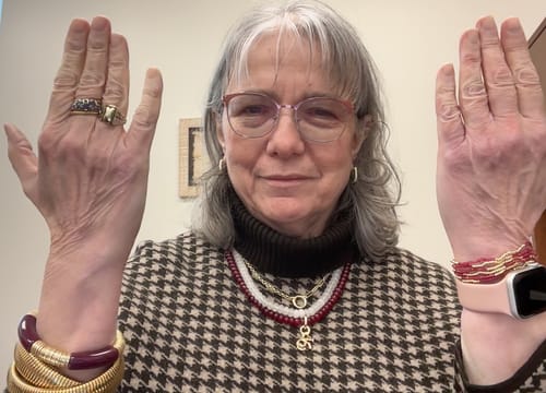 Customer photo review of Amy Necklace